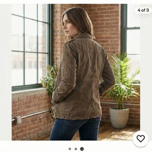Classic Tan Utility Jacket for Women